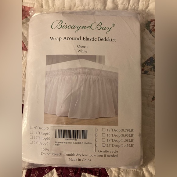 Biscayne Bay Other - Wrap Around Elastic Queen Bedskirt